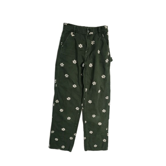 PacSun Pants - Pacsun Baggy Carpenter Floral Pants, Women's, Size 22 Green Floral